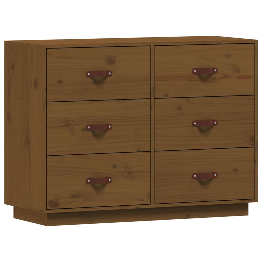 Skjenk honningbrun 100x40x75 cm heltre furu