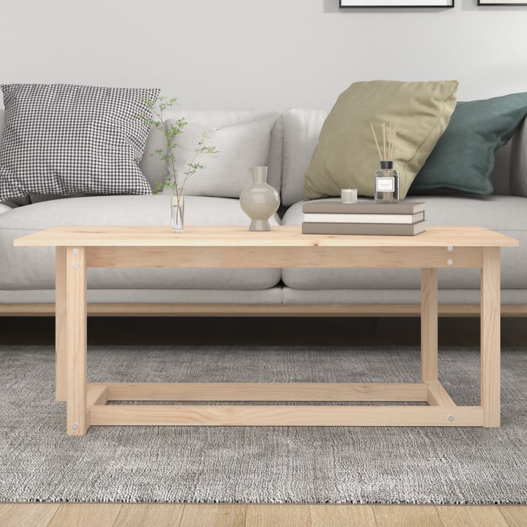 Salongbord 110x55x45 cm heltre furu