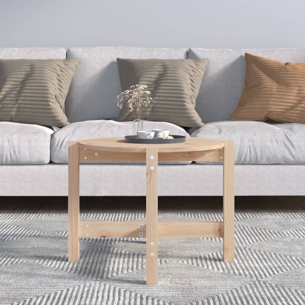 Salongbord Ø 62,5x45 cm heltre furu