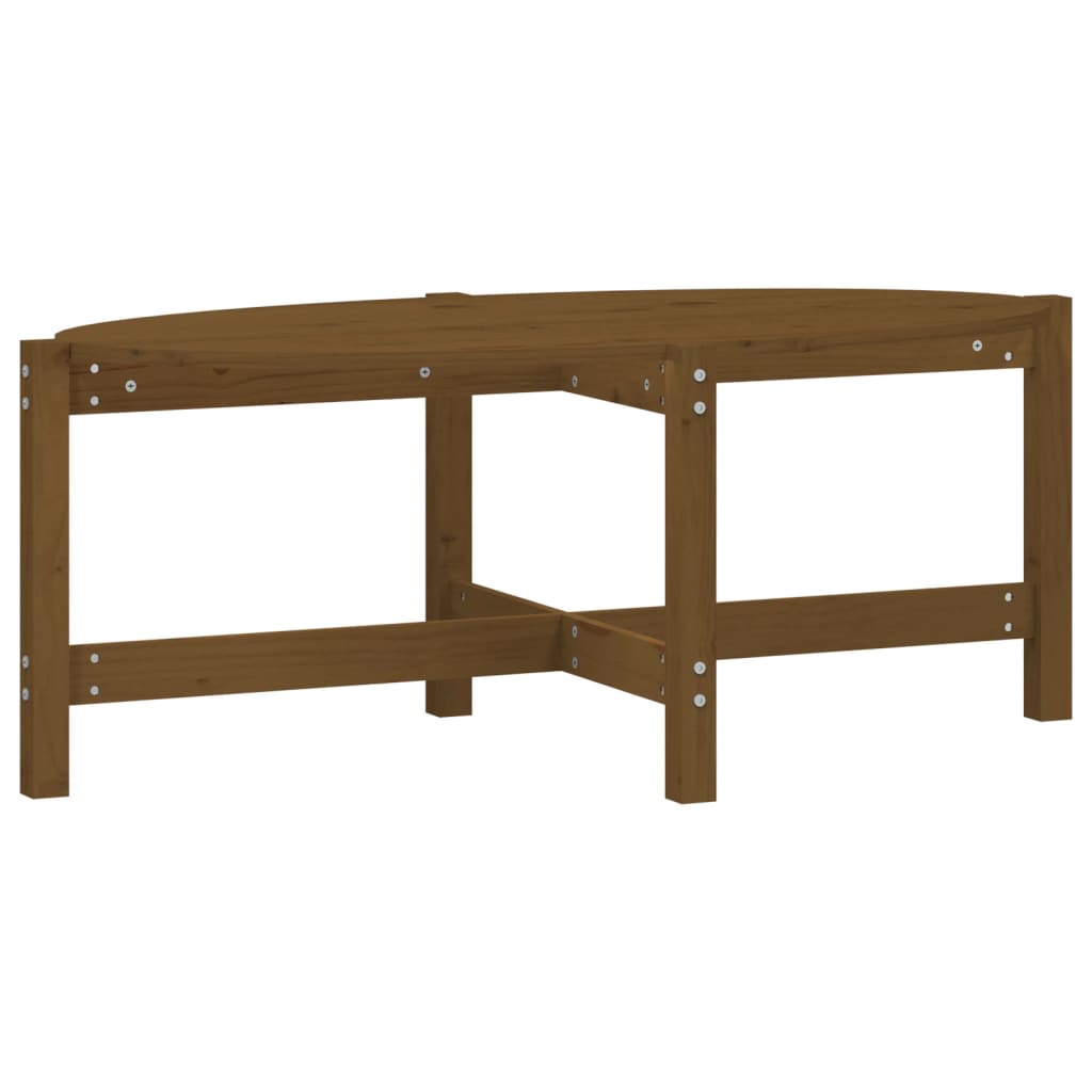 Salongbord honningbrun 118x63x45 cm heltre furu