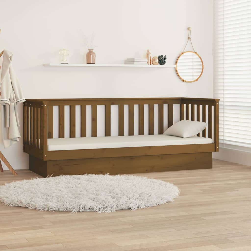 Dagseng honningbrun 75x190 cm heltre furu