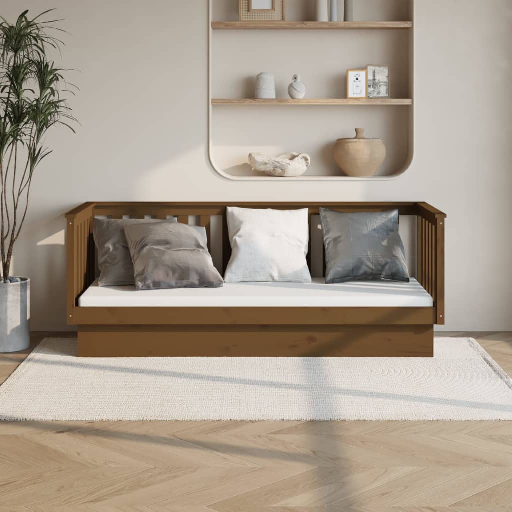 Dagseng honningbrun 75x190 cm heltre furu