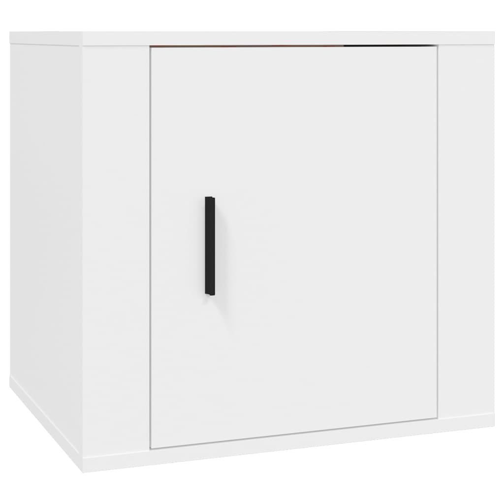 Nattbord 2 stk hvit 50x39x47 cm