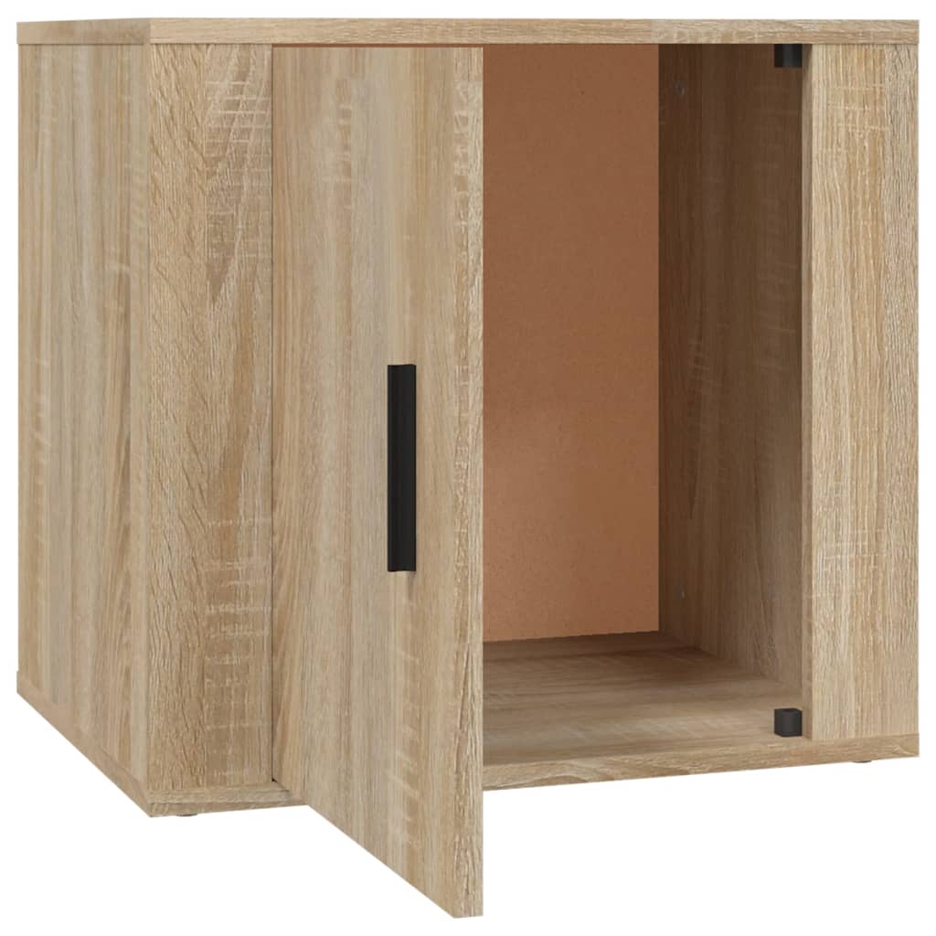 Nattbord 2 stk sonoma eik 50x39x47 cm