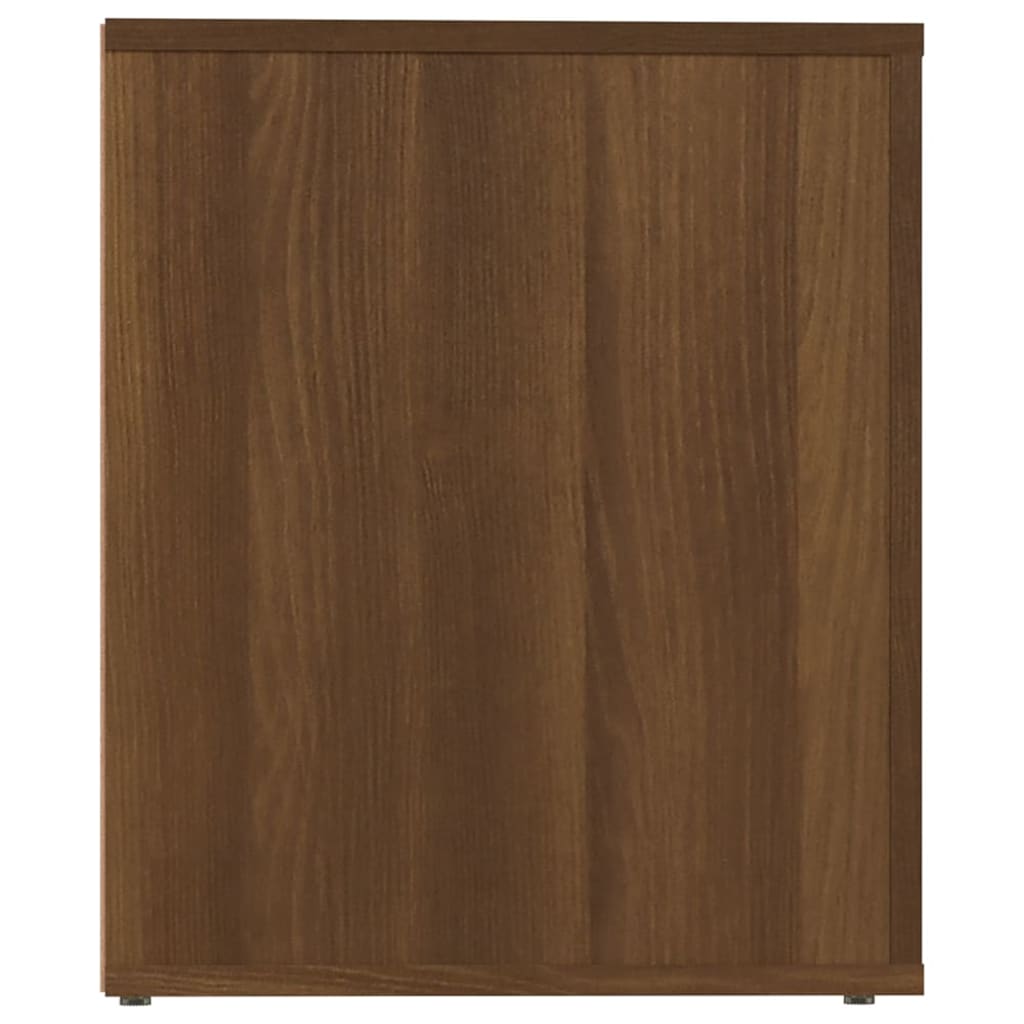Nattbord 2 stk brun eik 50x39x47 cm