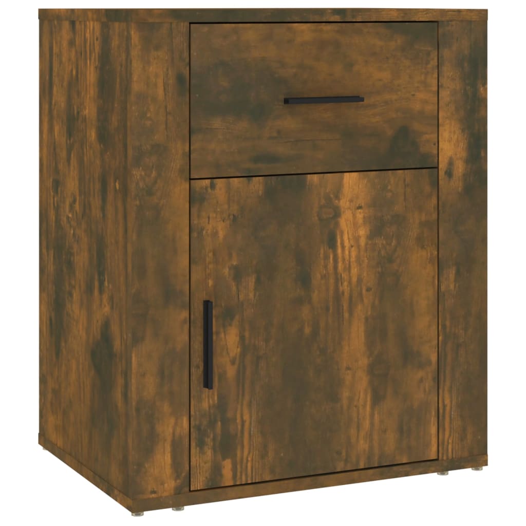 Nattbord røkt eik 50x36x60 cm konstruert tre
