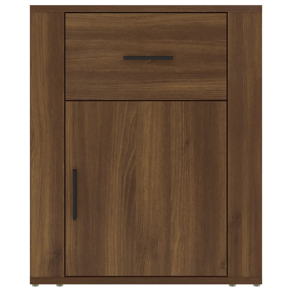 Nattbord brun eik 50x36x60 cm konstruert tre