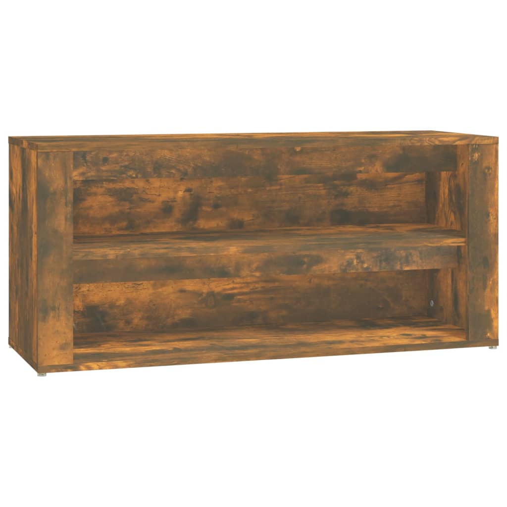 Skohylle røkt eik 100x35x45 cm konstruert tre