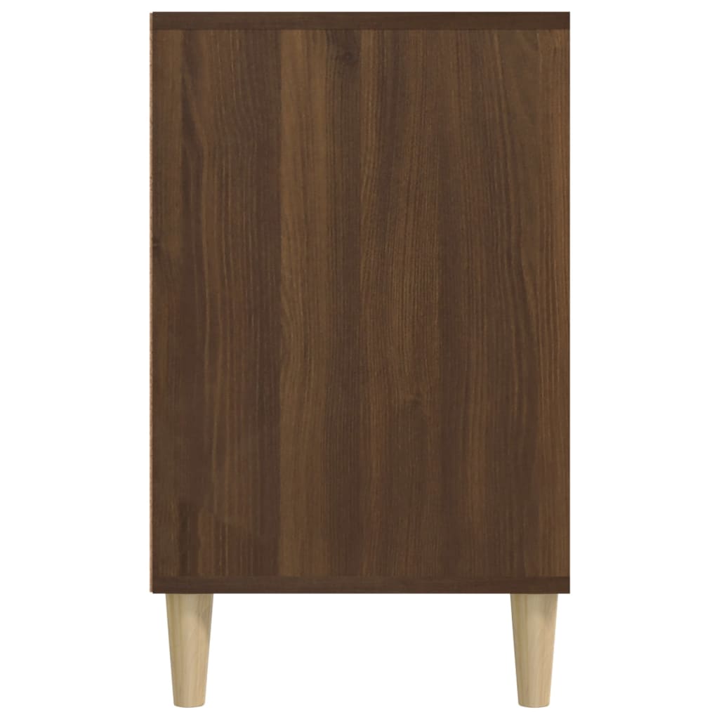 Skoskap brun eik 102x36x60 cm konstruert tre