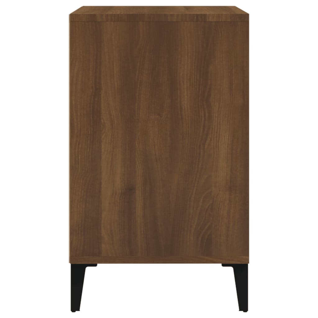 Skoskap brun eik 102x36x60 cm konstruert tre