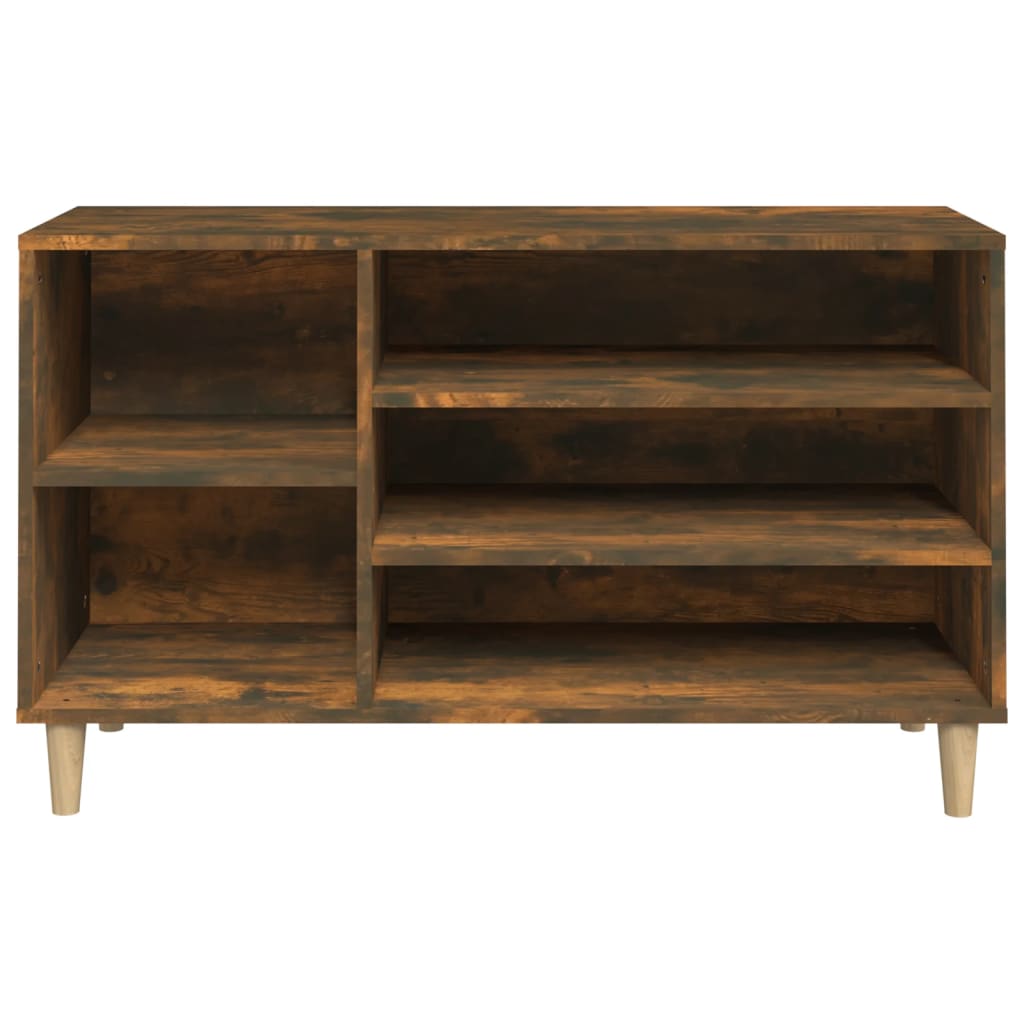Skoskap røkt eik 102x36x60 cm konstruert tre