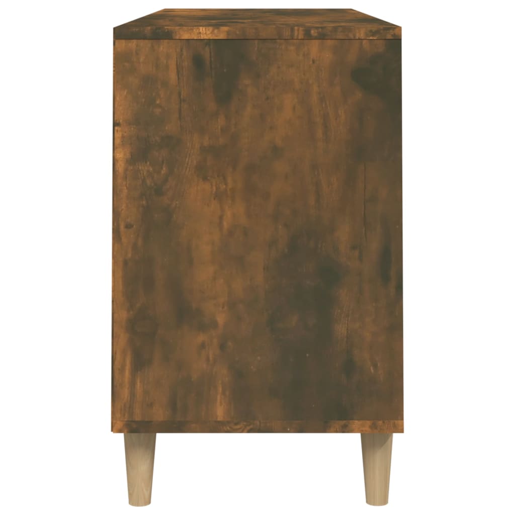 Skoskap røkt eik 102x36x60 cm konstruert tre