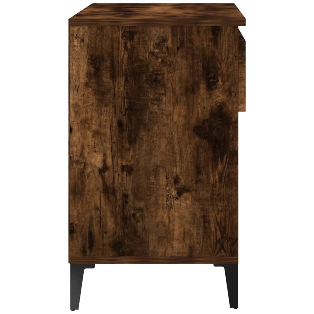 Skoskap røkt eik 70x36x60 cm konstruert tre