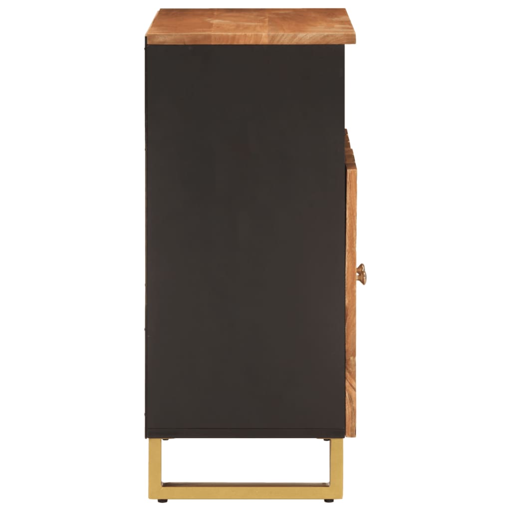 TV-benk brun og svart 60x33,5x75 cm heltre mango