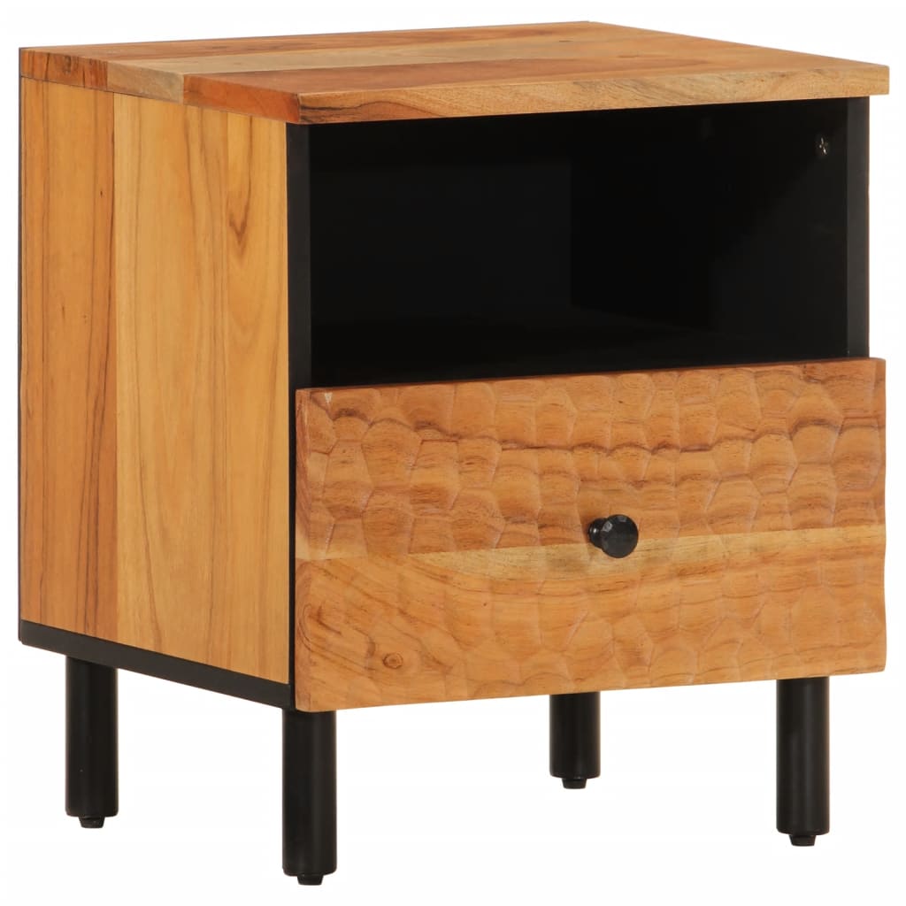 Nattbord 40x33x46 cm heltre akasie