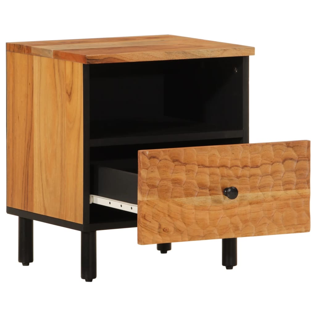 Nattbord 40x33x46 cm heltre akasie