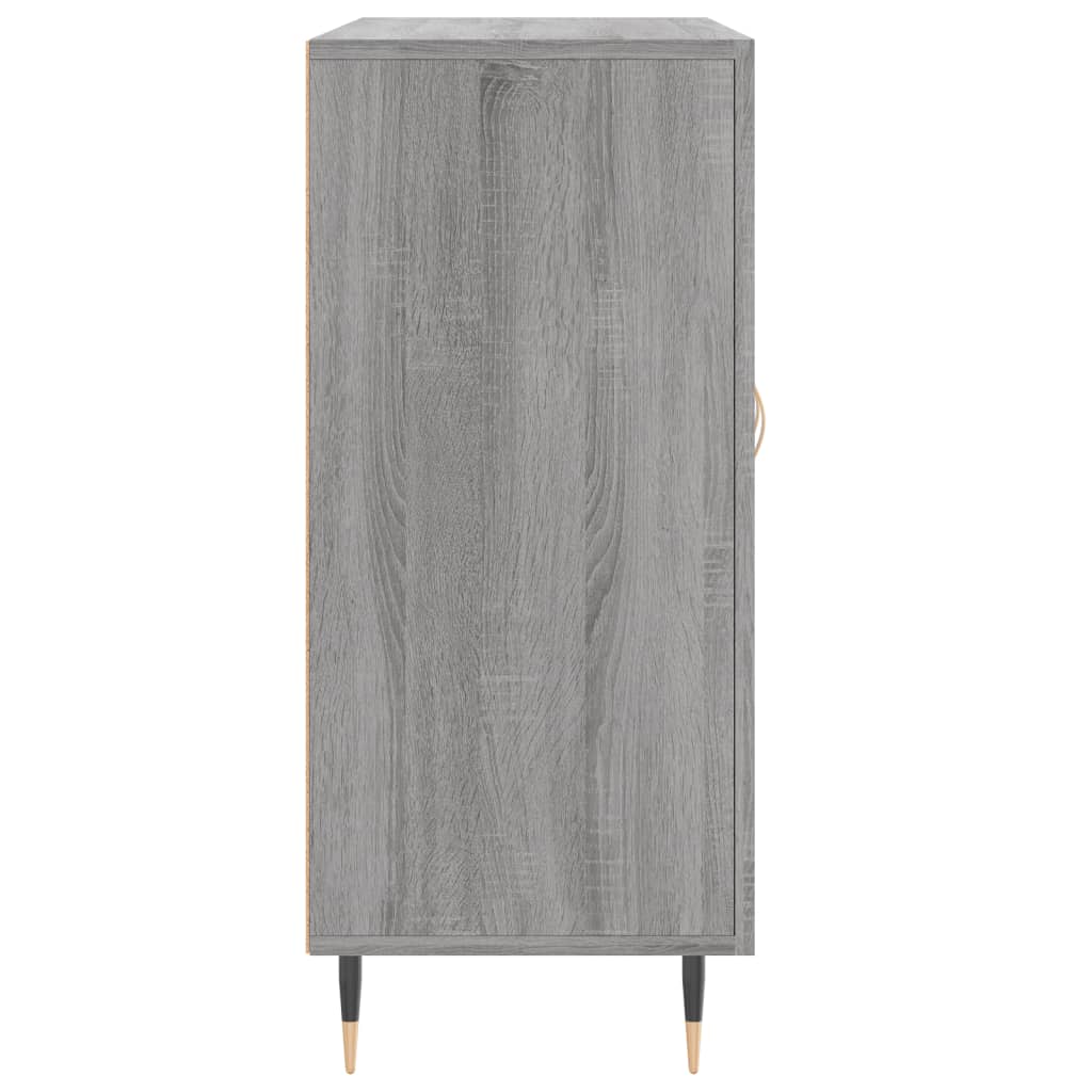 Skjenk grå sonoma 90x34x80 cm konstruert tre