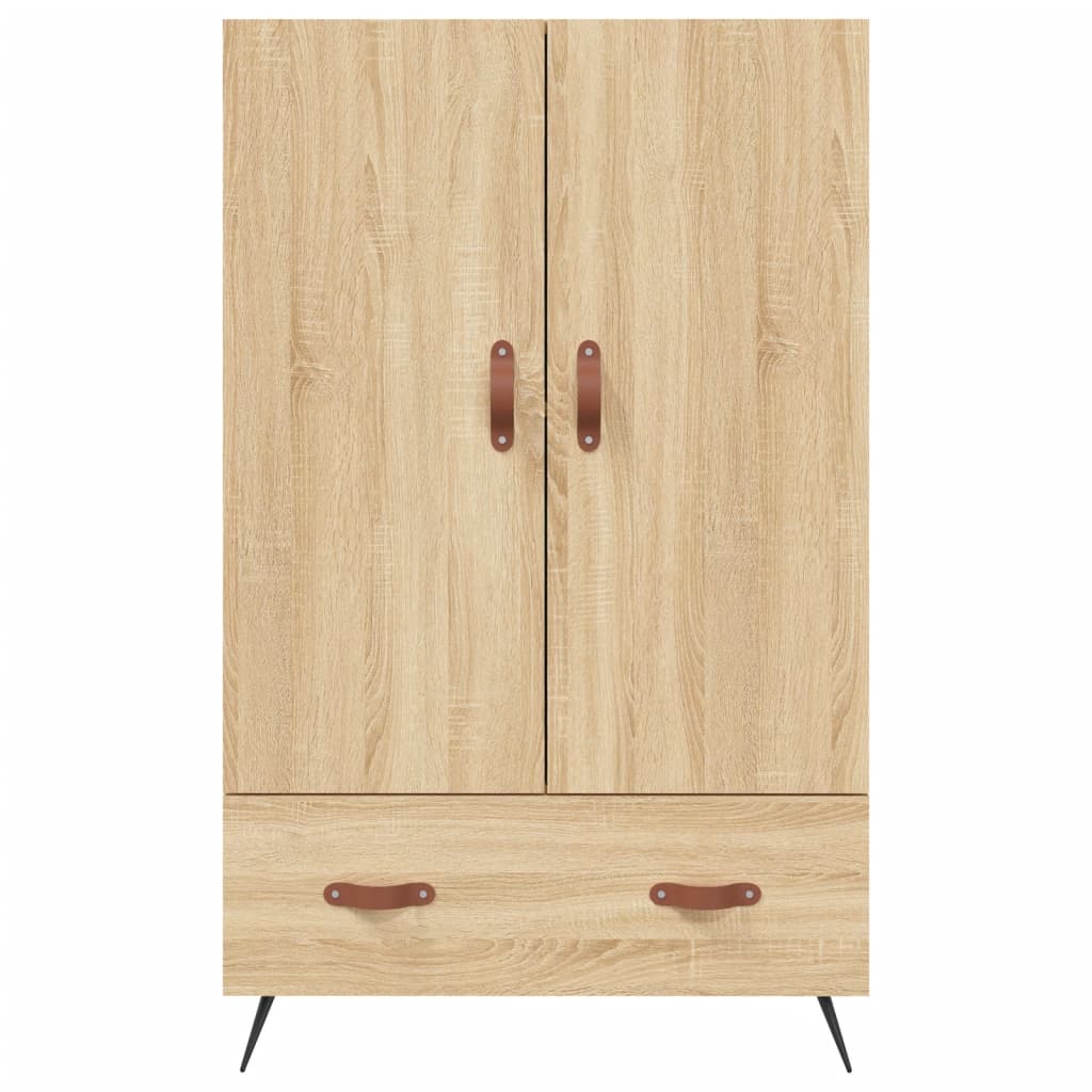 Highboard sonoma eik 69,5x31x115 cm konstruert tre