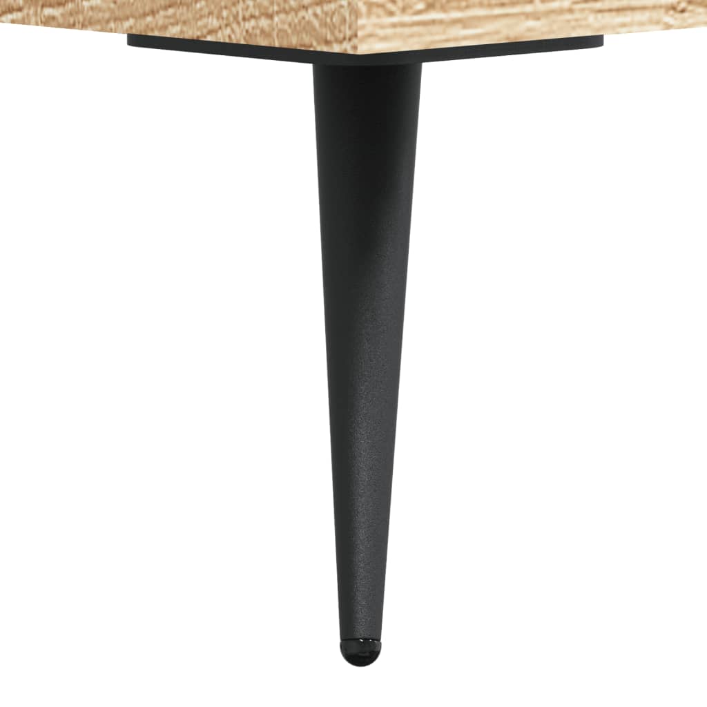 Salongbord 2 stk sonoma eik 50x50x40 cm konstruert tre