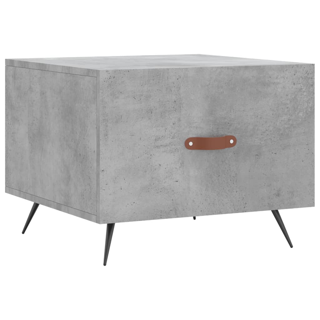 Salongbord 2 stk betonggrå 50x50x40 cm konstruert tre