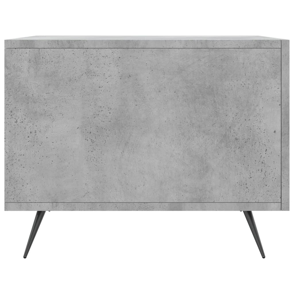 Salongbord 2 stk betonggrå 50x50x40 cm konstruert tre