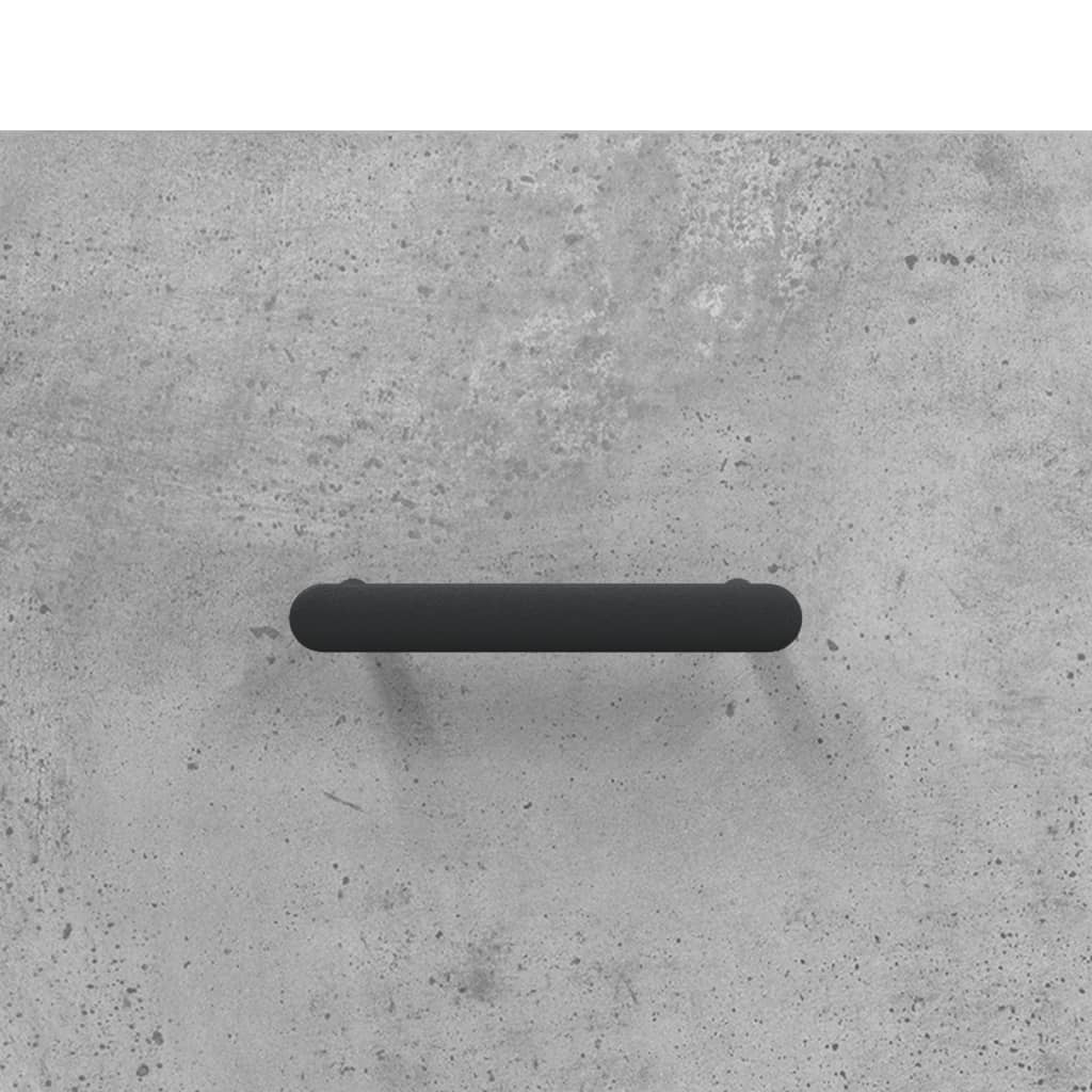Salongbord betonggrå 50x50x40 cm konstruert tre