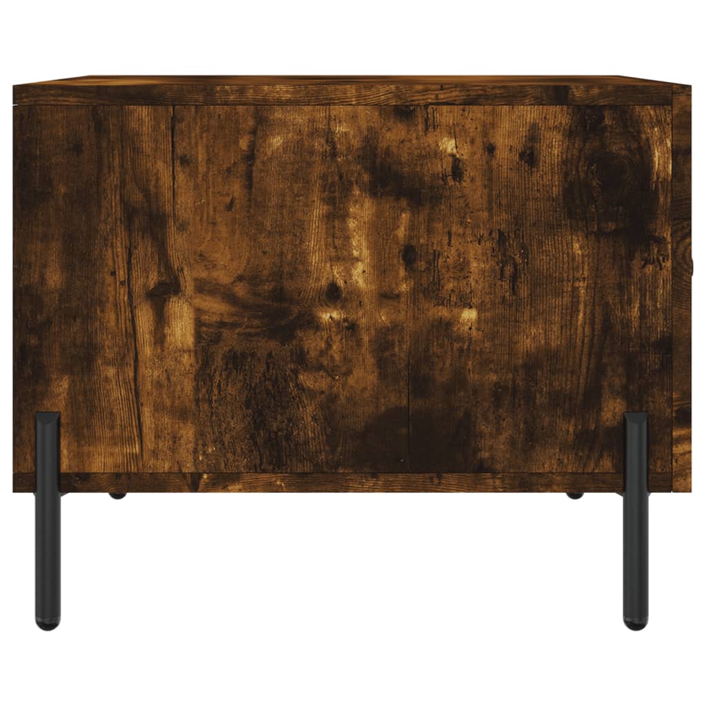 Salongbord røkt eik 50x50x40 cm konstruert tre