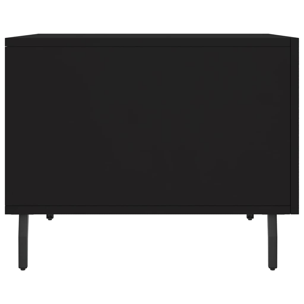 Salongbord svart 50x50x40 cm konstruert tre