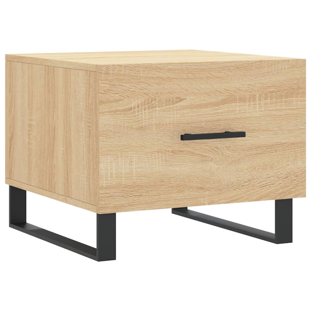 Salongbord 2 stk sonoma eik 50x50x40 cm konstruert tre