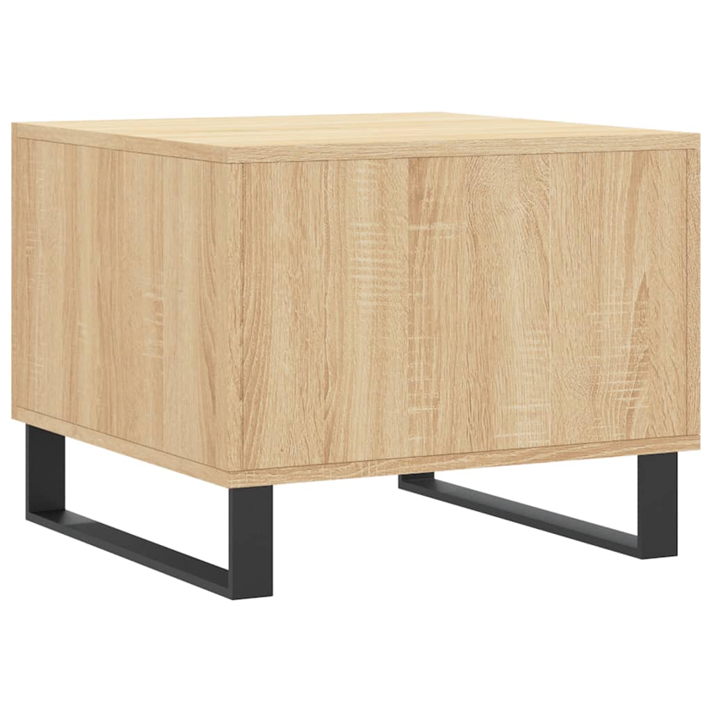 Salongbord 2 stk sonoma eik 50x50x40 cm konstruert tre