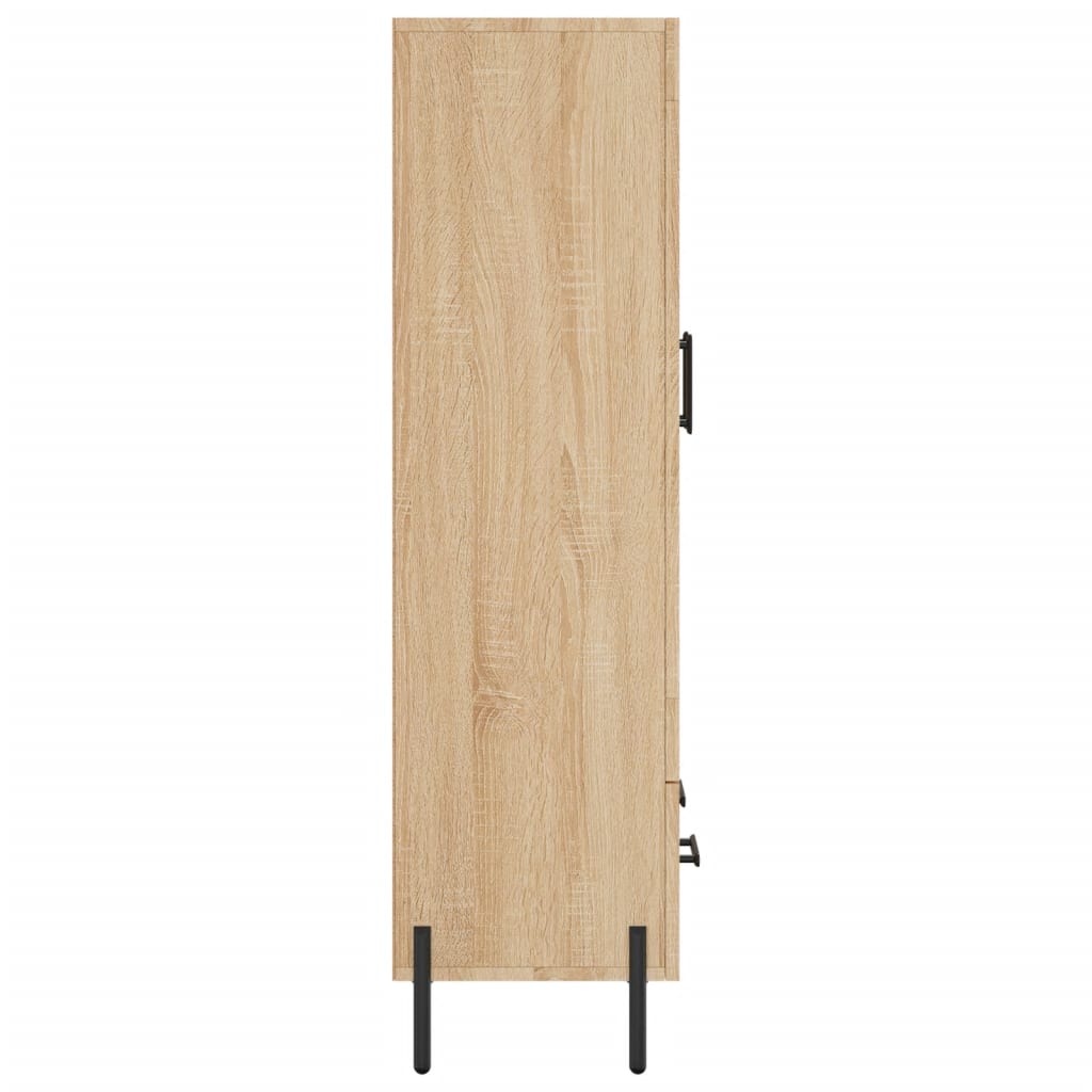 Highboard sonoma eik 69,5x31x115 cm konstruert tre