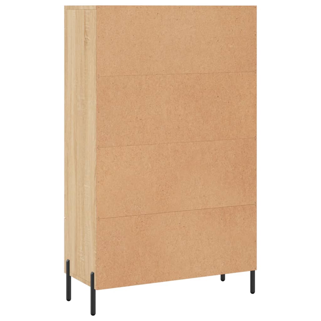 Highboard sonoma eik 69,5x31x115 cm konstruert tre