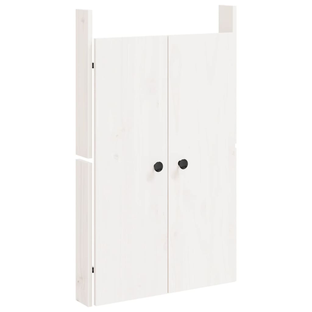 Utekjøkkendører MEPPEL hvit 50x9x82 cm heltre furu