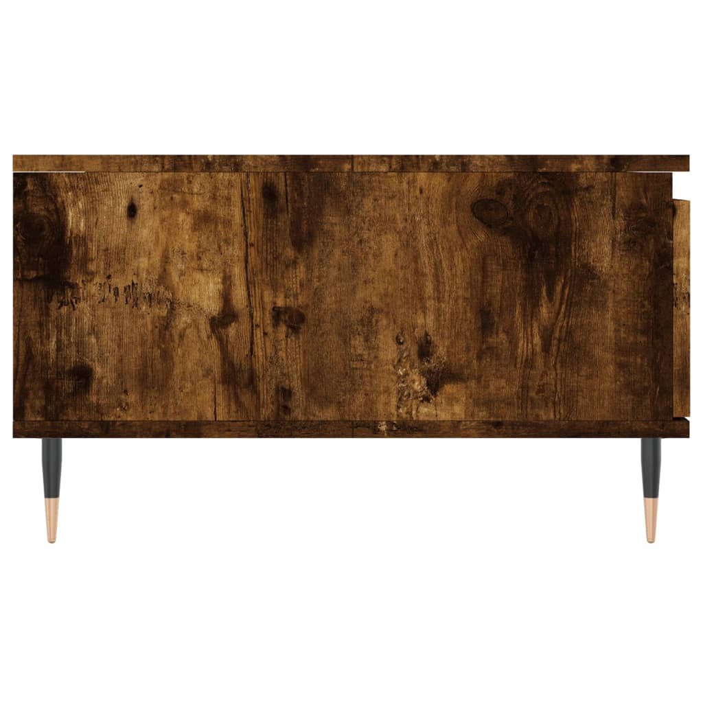 Salongbord røkt eik 90x60x35 cm konstruert tre