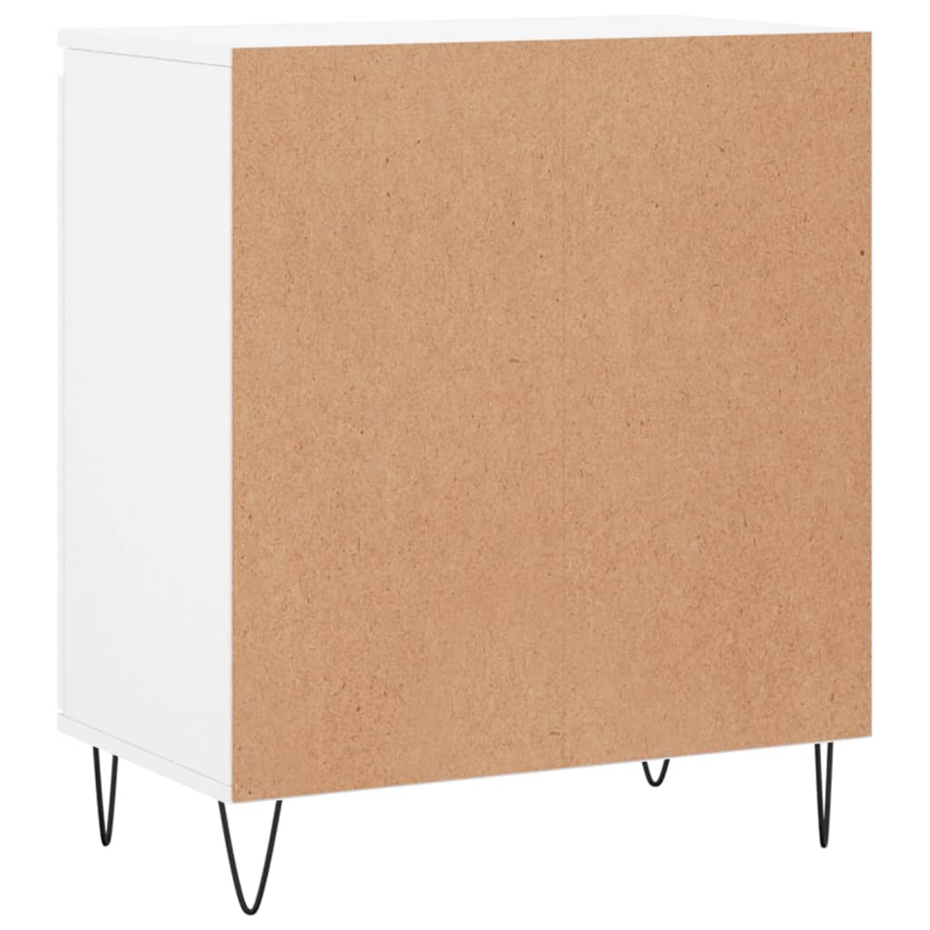 Skjenk hvit 60x35x70 cm konstruert tre