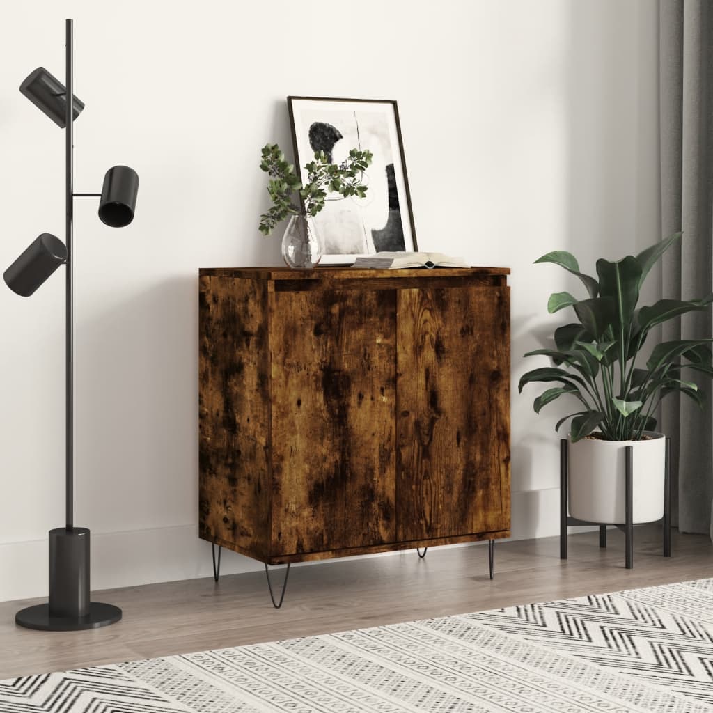 Skjenk røkt eik 60x35x70 cm konstruert tre