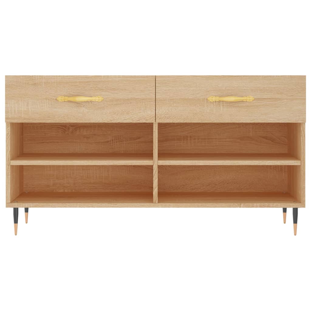 Skoskap sonoma eik 102x35x55 cm konstruert tre