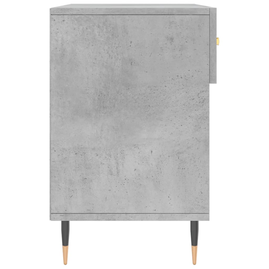 Skobenk betonggrå 102x35x55 cm konstruert tre