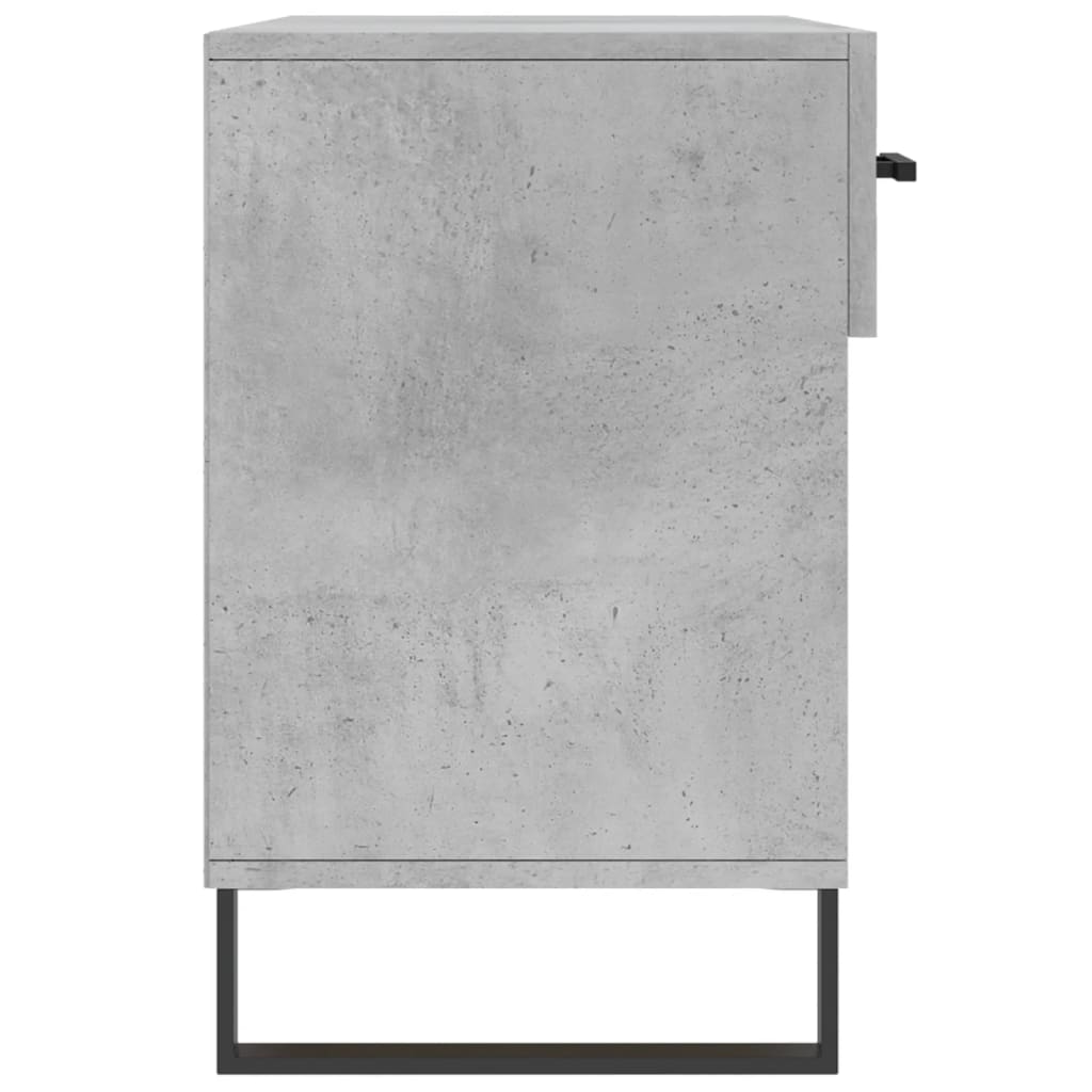 Skobenk betonggrå 102x35x55 cm konstruert tre