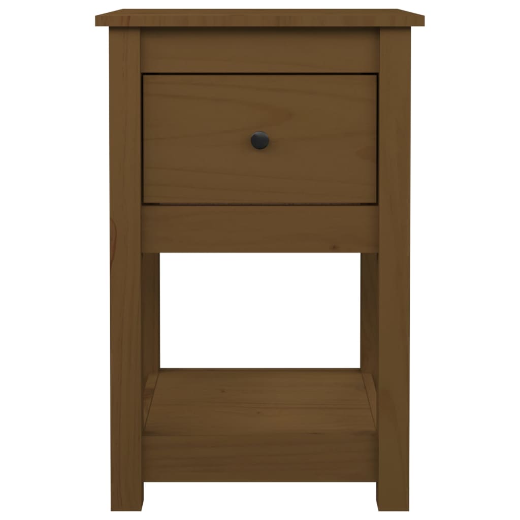 Nattbord honningbrun 40x35x61,5 cm heltre furu