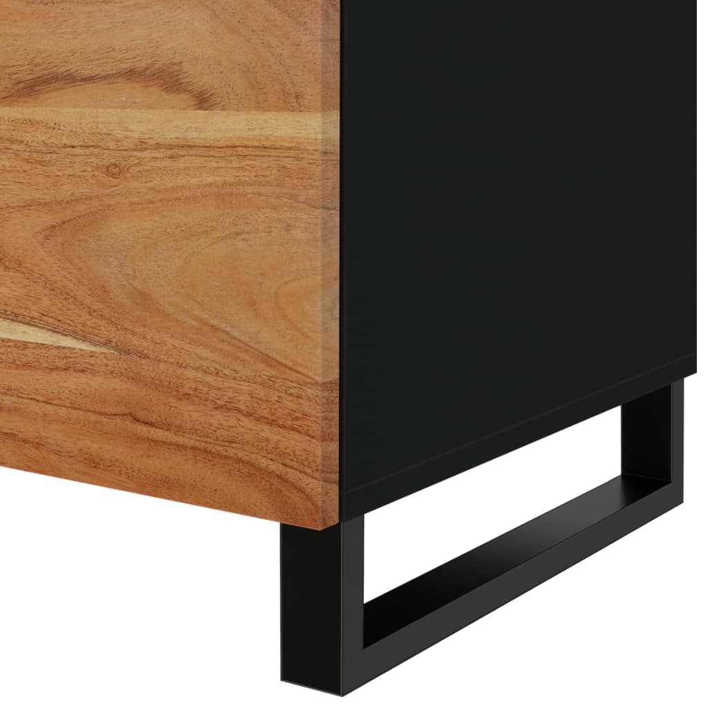 Salongbord 80x50x40 cm heltre akasie og konstruert tre