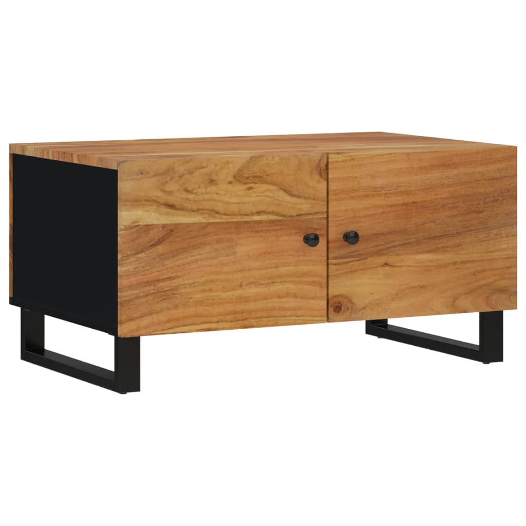 Salongbord 80x50x40 cm heltre akasie og konstruert tre