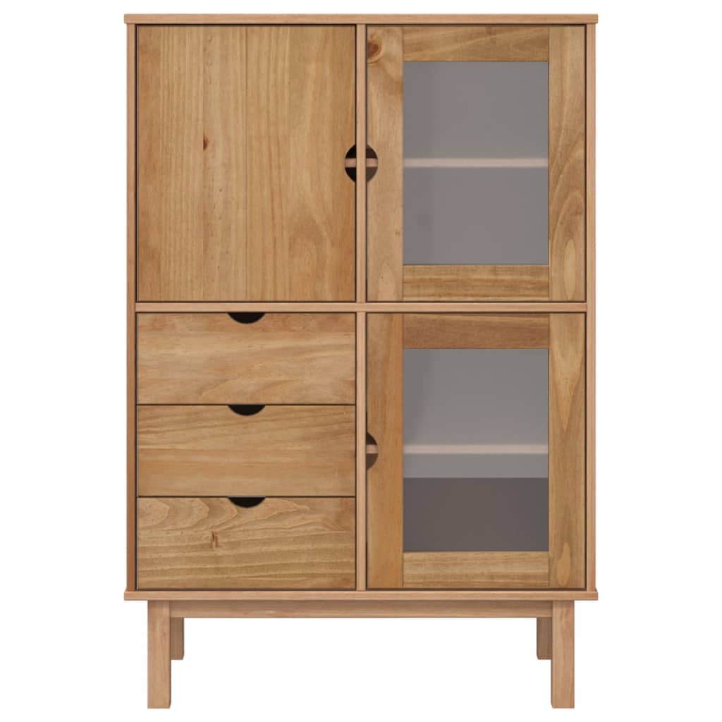 Highboard OTTA 85x43x125 cm heltre furu