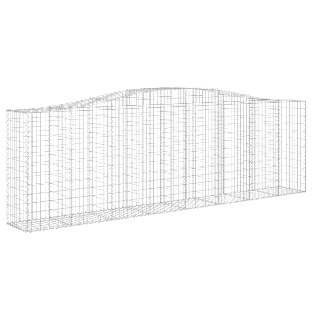 Gabionkurv buet 400x50x120/140 cm galvanisert jern