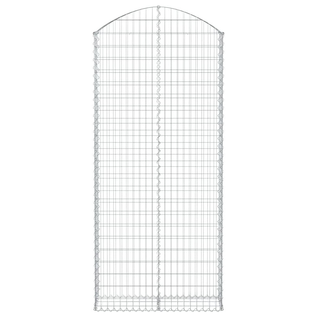Gabionkurv buet 100x30x220/240 cm galvanisert jern
