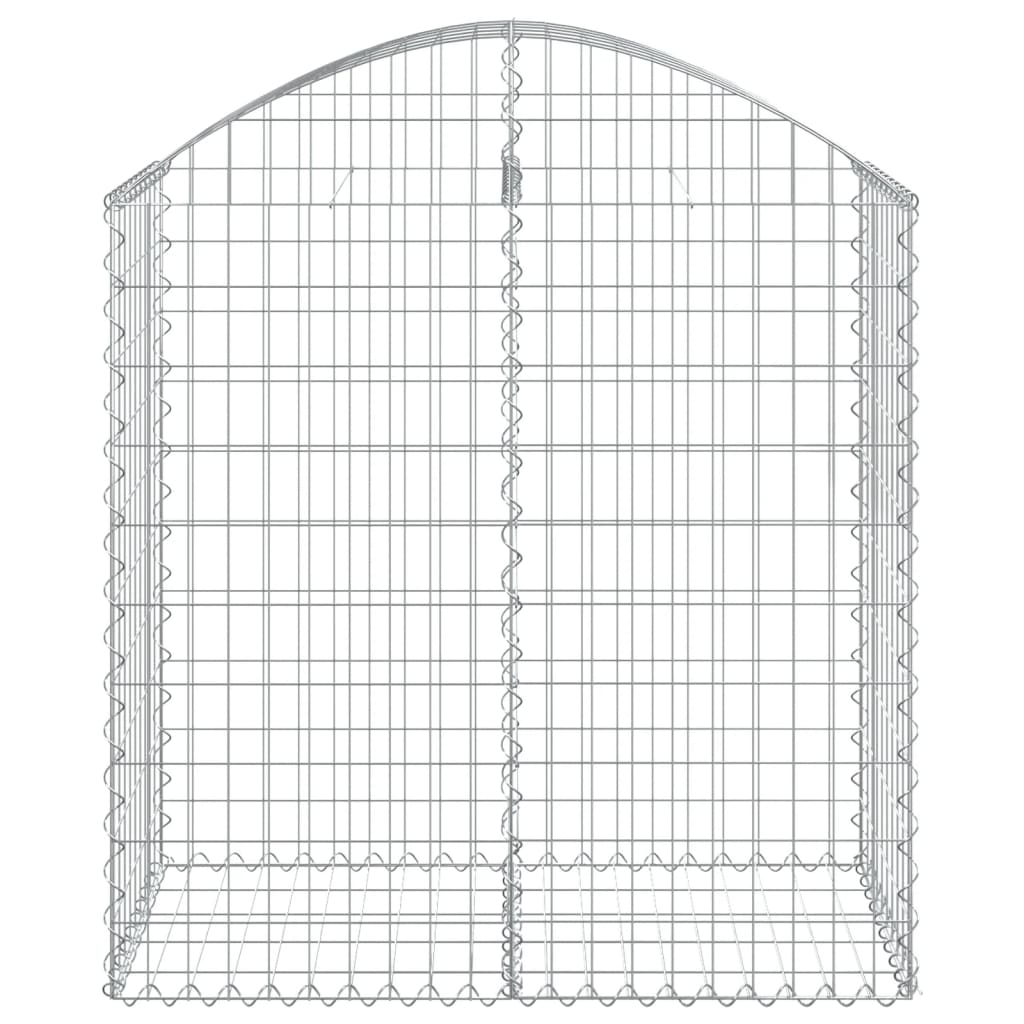 Gabionkurv buet 100x50x100/120 cm galvanisert jern