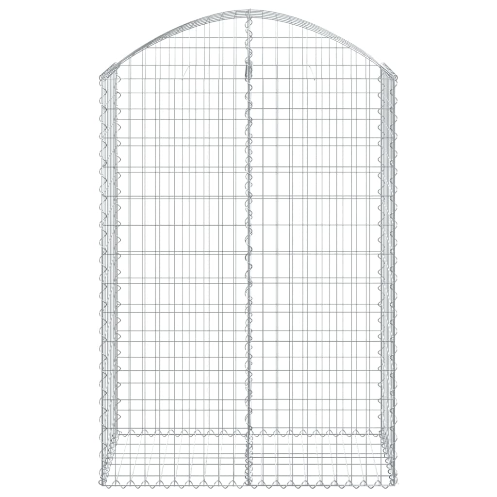 Gabionkurv buet 100x50x140/160 cm galvanisert jern