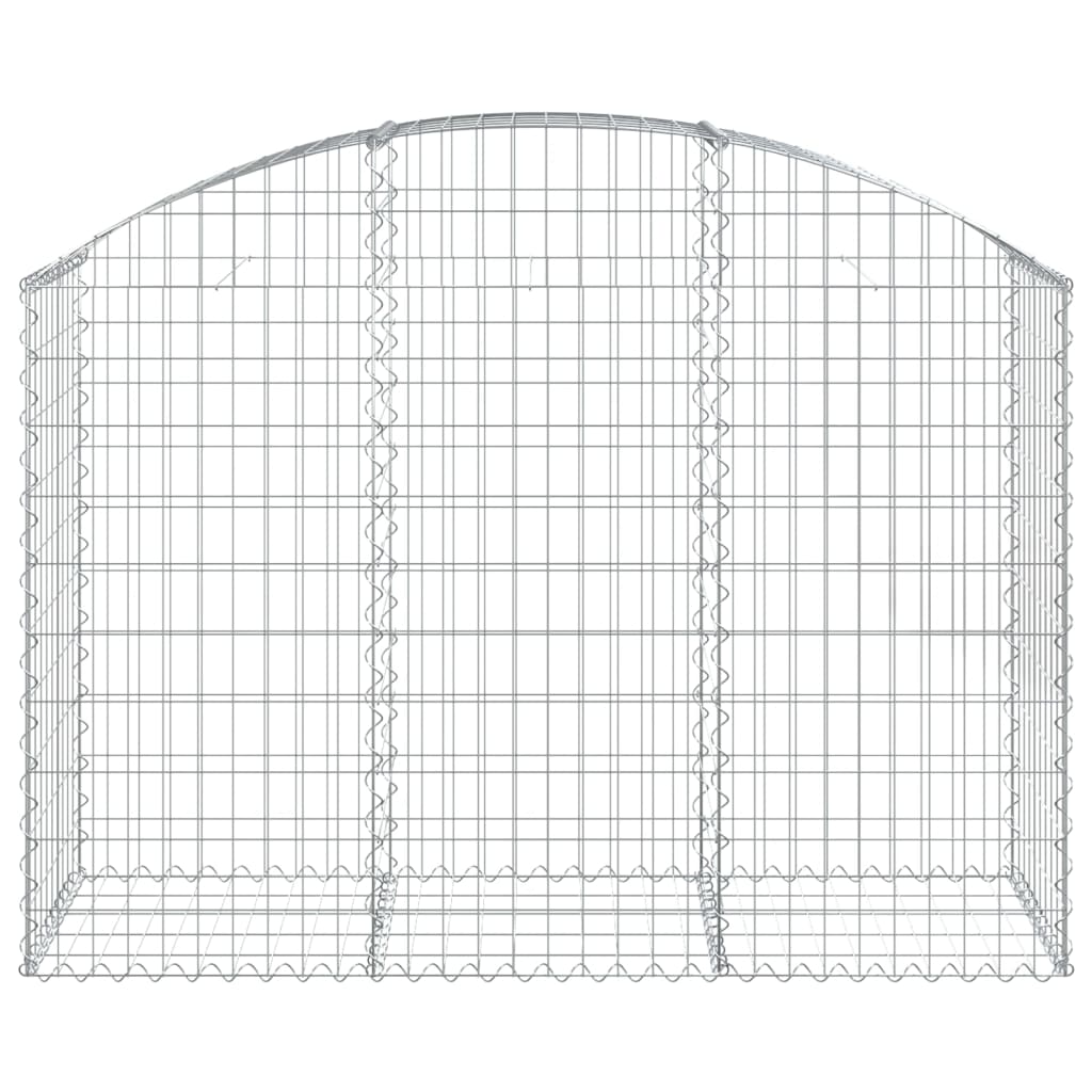 Gabionkurv buet 150x50x100/120 cm galvanisert jern