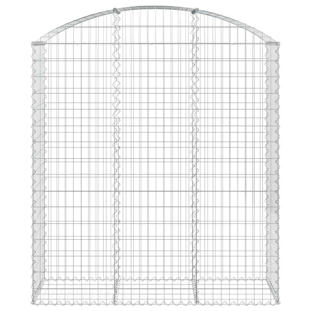 Gabionkurv buet 150x50x160/180 cm galvanisert jern