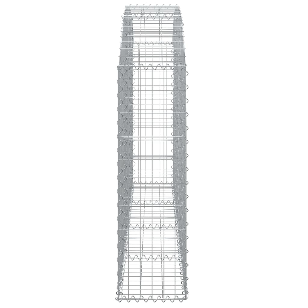 Gabionkurv buet 200x30x100/120 cm galvanisert jern